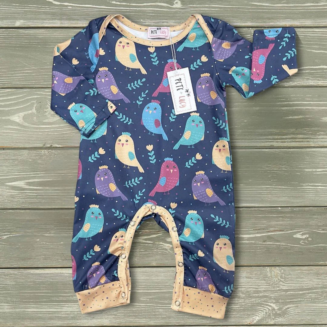 Bright Birdies Romper