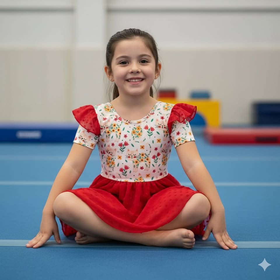 Red Cats Leotard