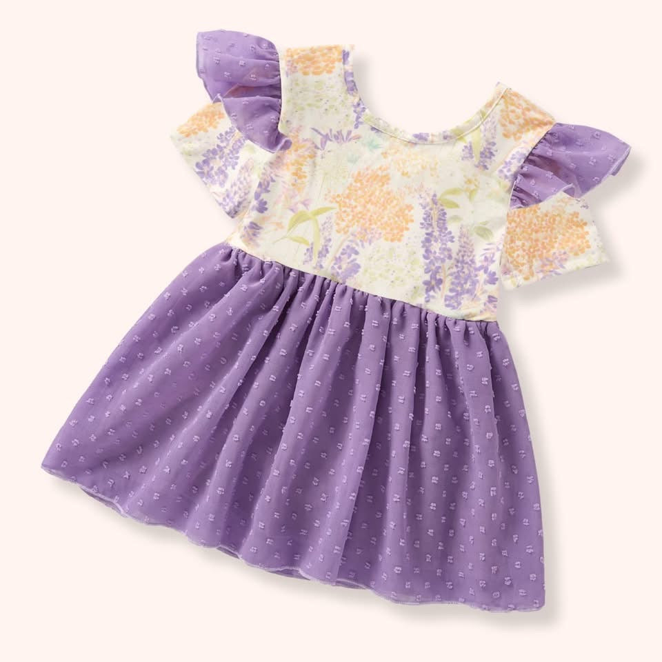 Purple Floral Leotard