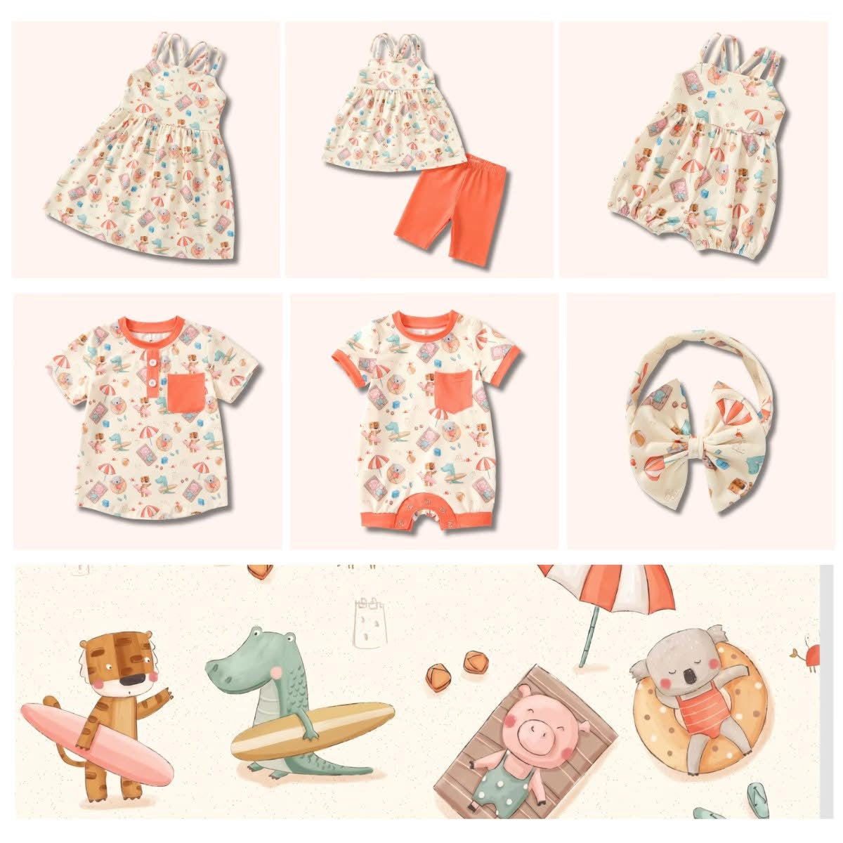 Boardwalk Buddies Romper