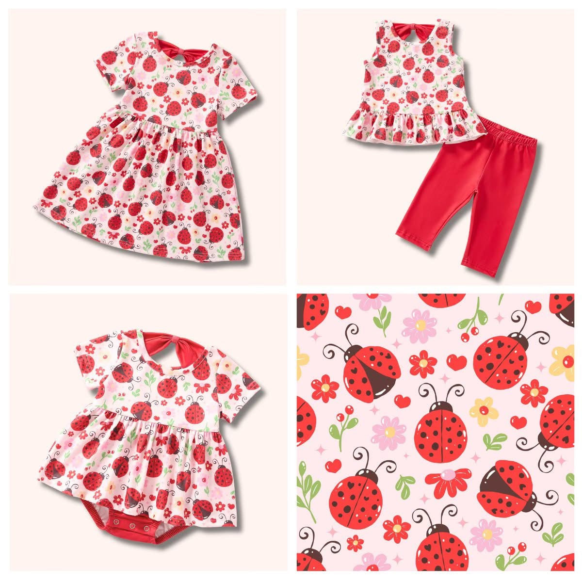 Ladybug Lovelies Romper