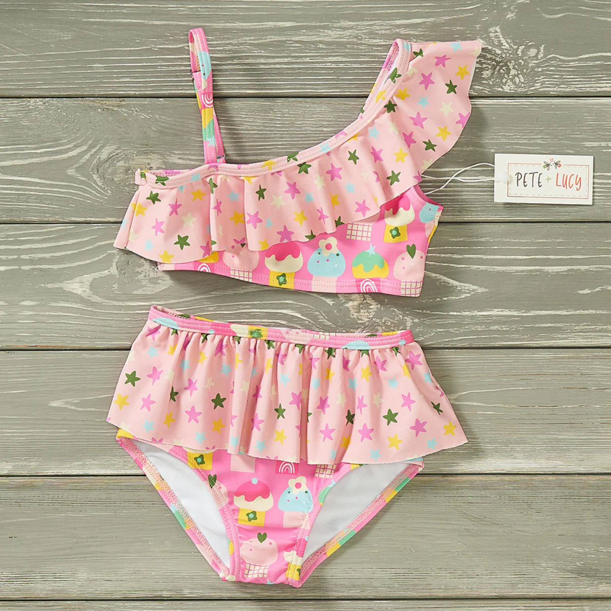 Cute as a Cupcake 2Pc Swim
