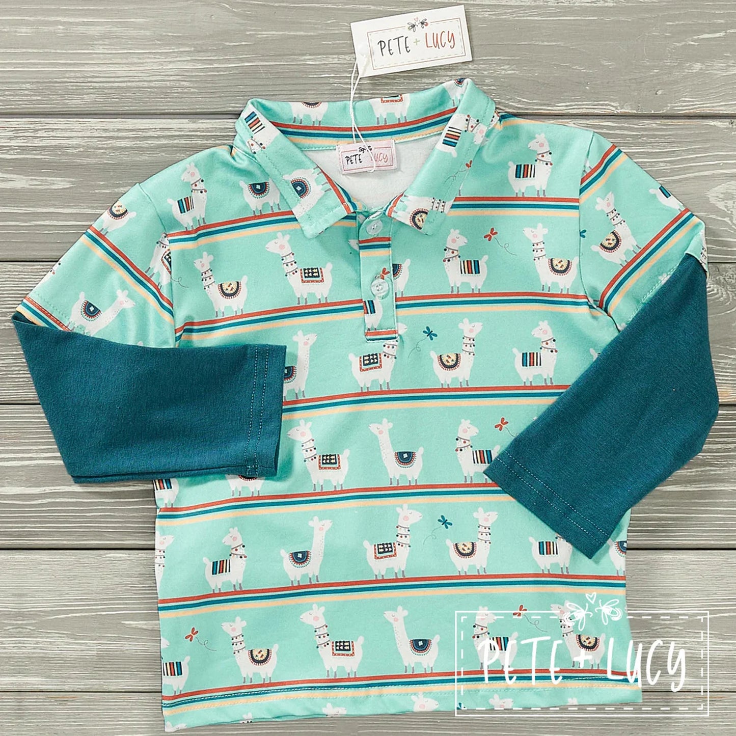 Boys Happy Lama Shirt