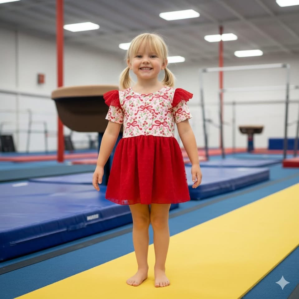 Red Bows Leotard