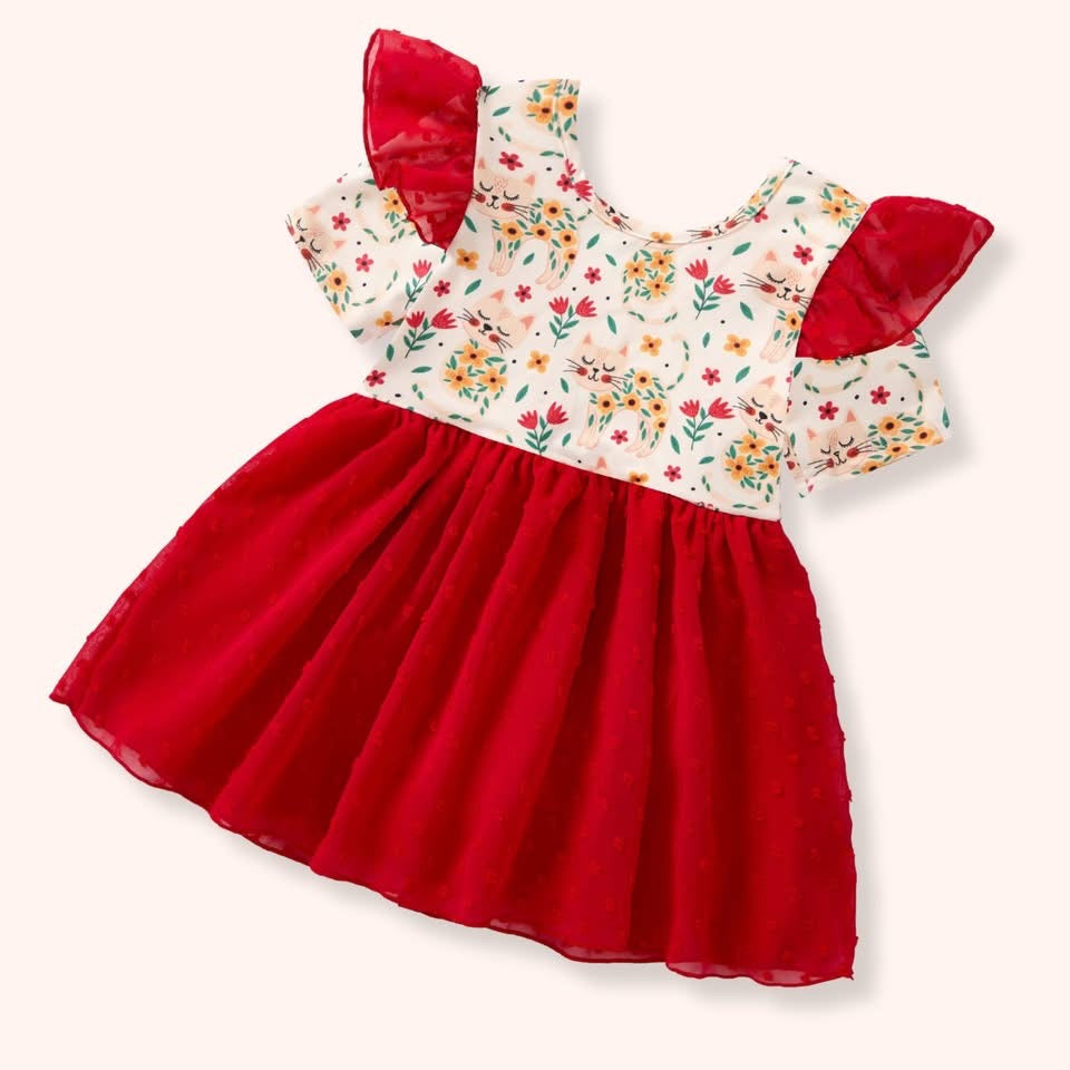 Red Cats Leotard