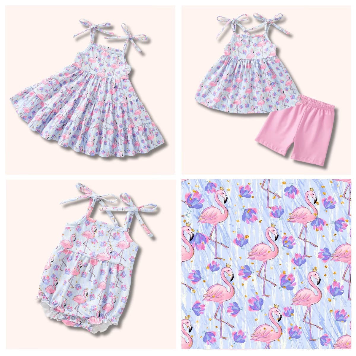 Flamingo Fancy Romper