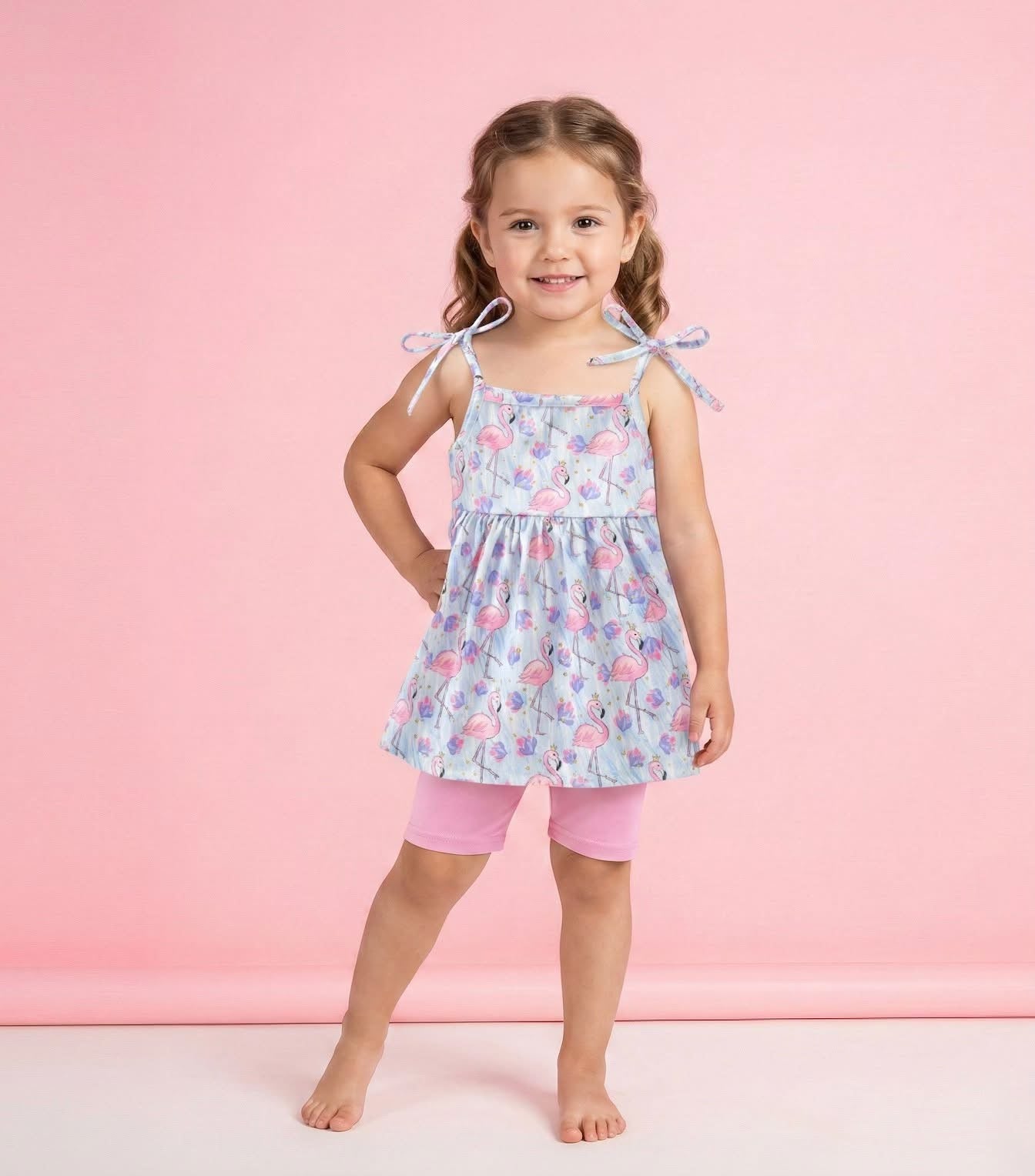 Flamingo Fancy Short Set