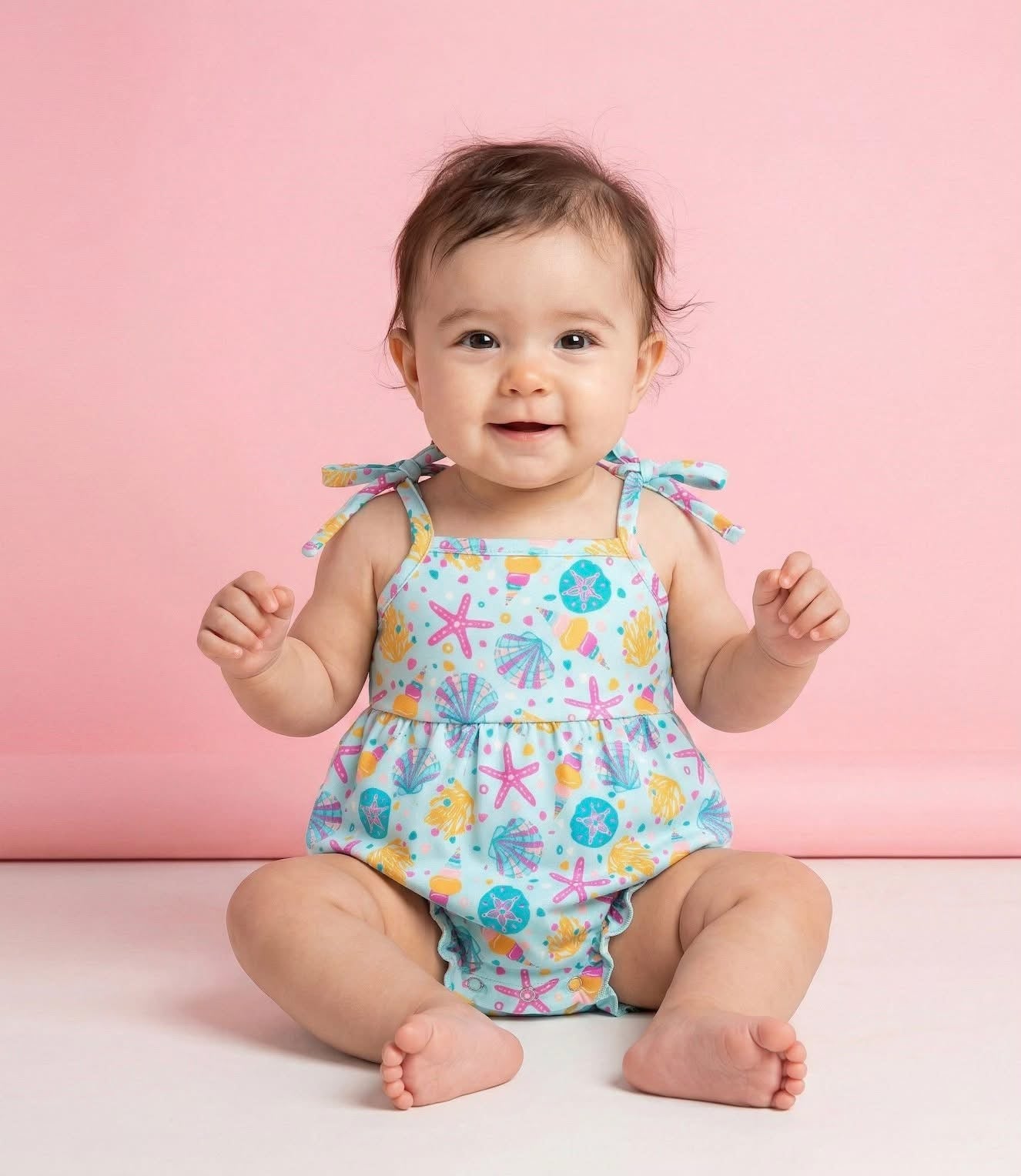 Neon Tide Romper
