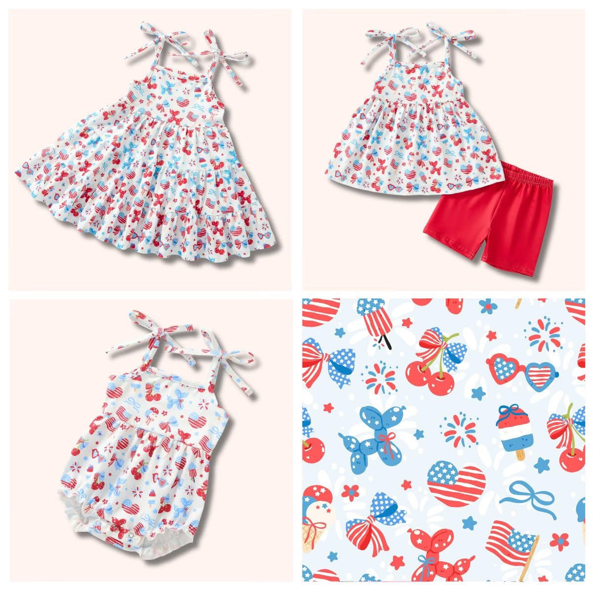 Firecracker Cutie Romper