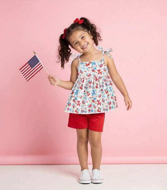 Firecracker Cutie Short Set