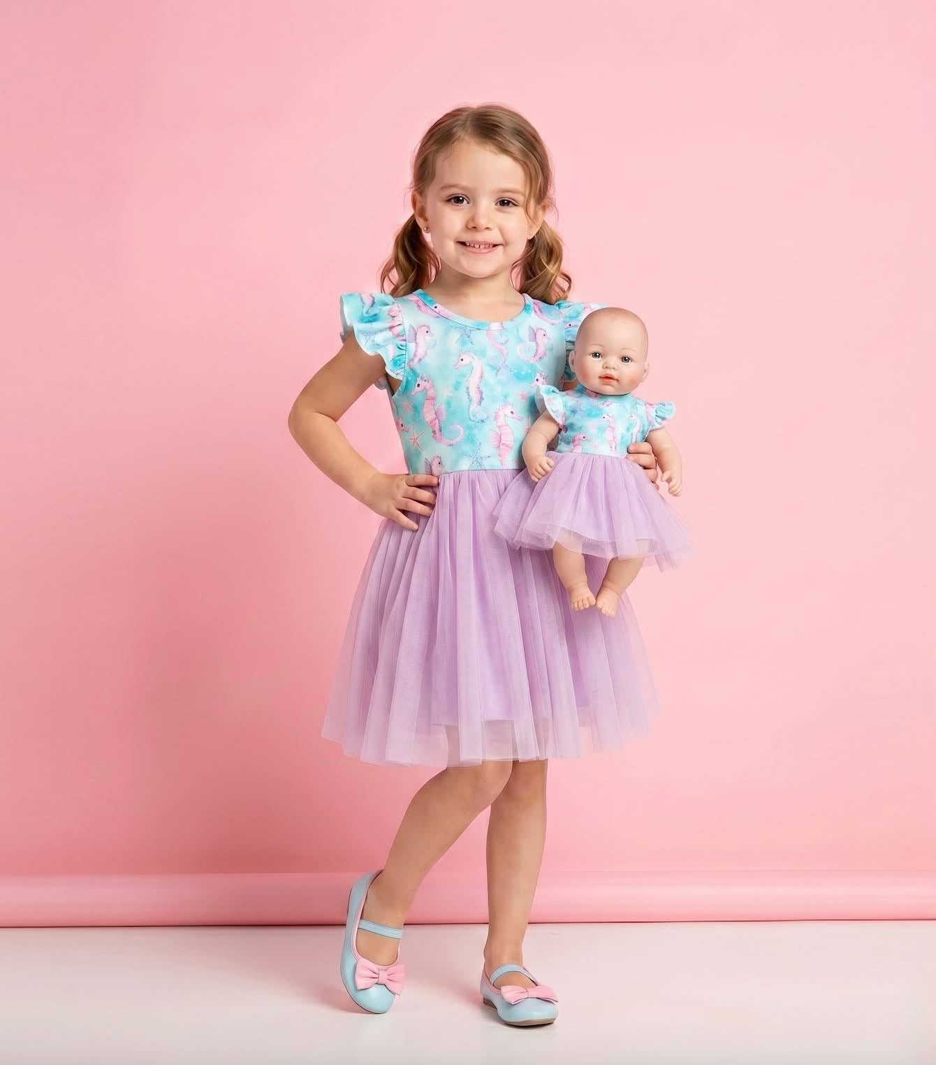 Seahorse Cove Doll Dress