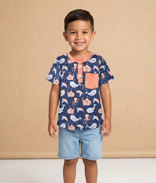 Ocean Explorers Boys Shirt