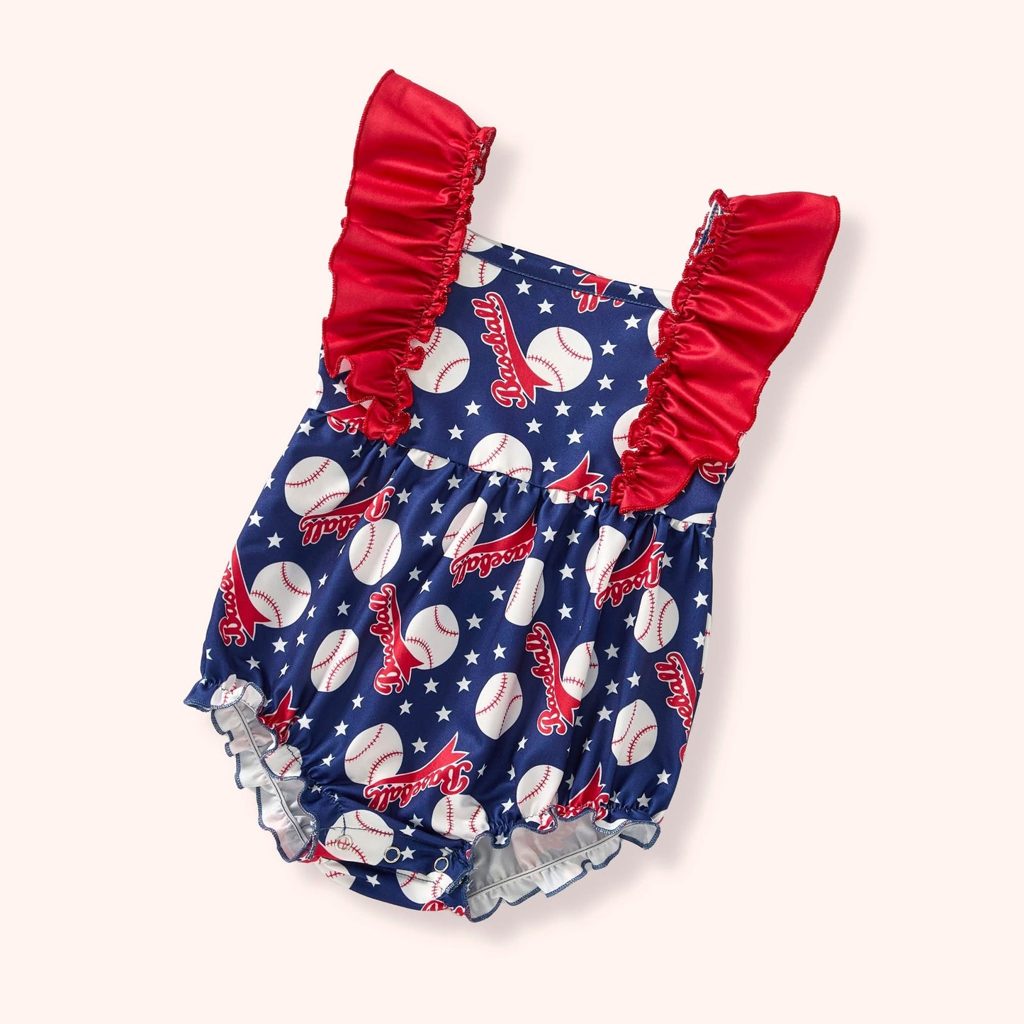 Play Ball Girl Romper