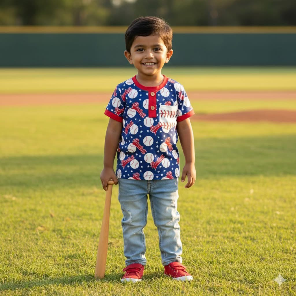 Play Ball Boys Top