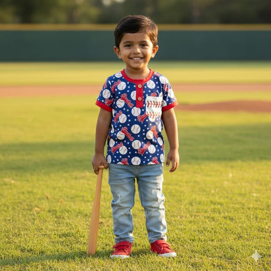 Play Ball Boys Top