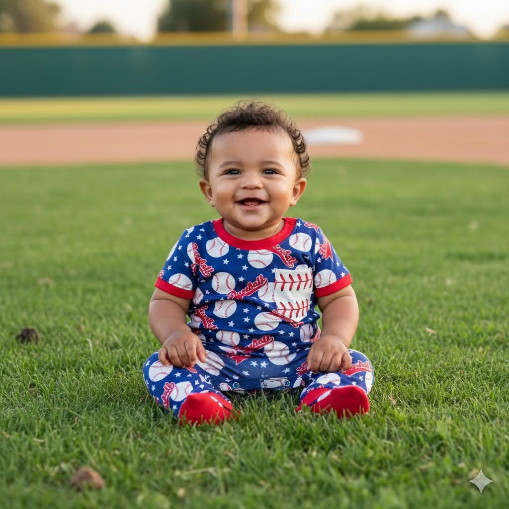 Play Ball Boy Romper