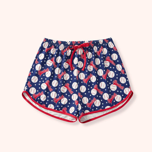 Play Ball Mom Shorts