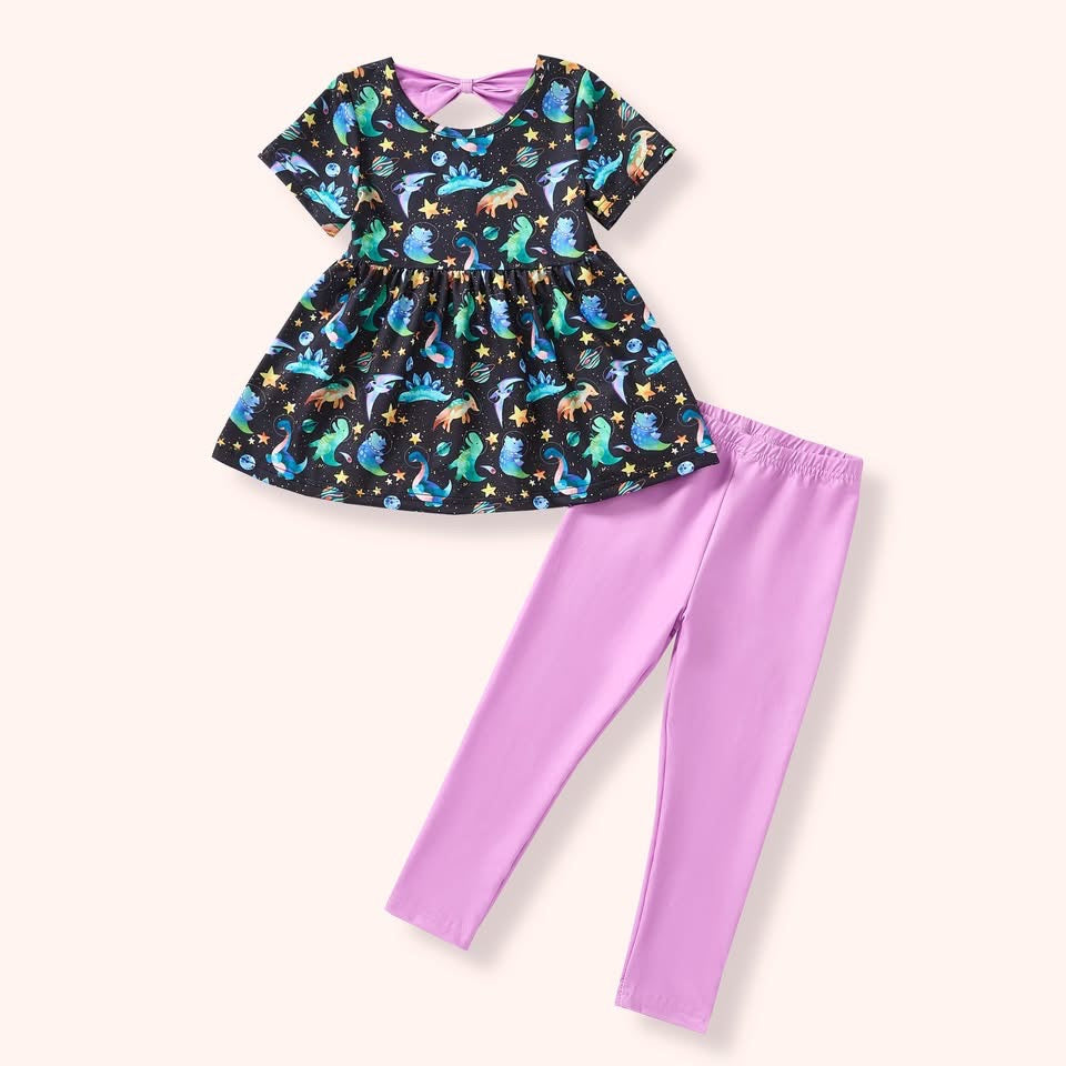 Space Dino’s pants set